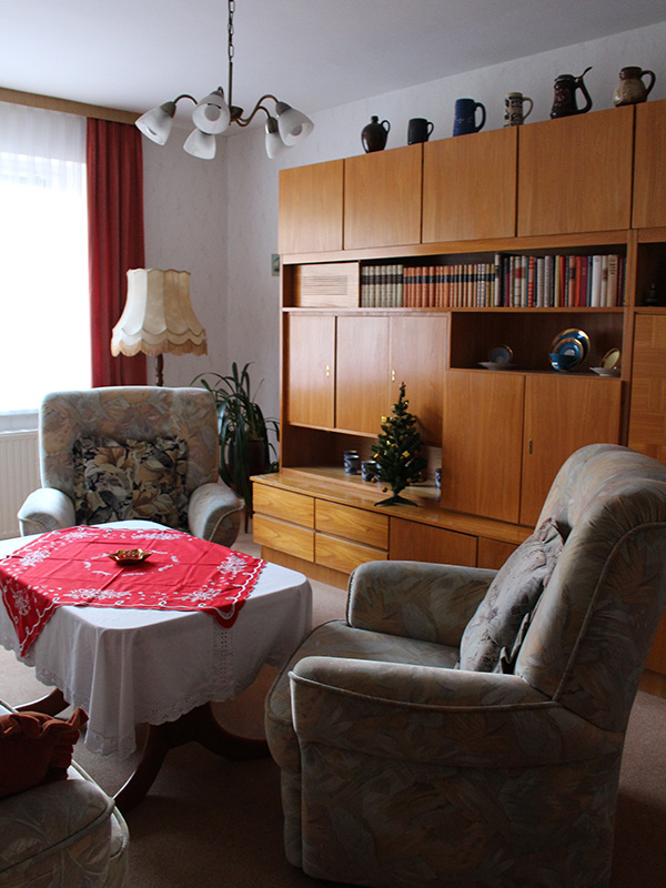 Ferienhaus Putlitz - das Wohnzimmer im Erdgeschoss Ferienhaus Putlitz - das Wohnzimmer im Erdgeschoss